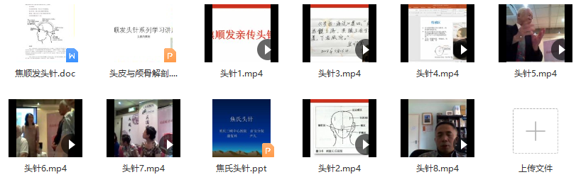 针灸：焦顺发~焦氏头针培训班高清视频14.64G含课件,视频,高清,培训,第2张