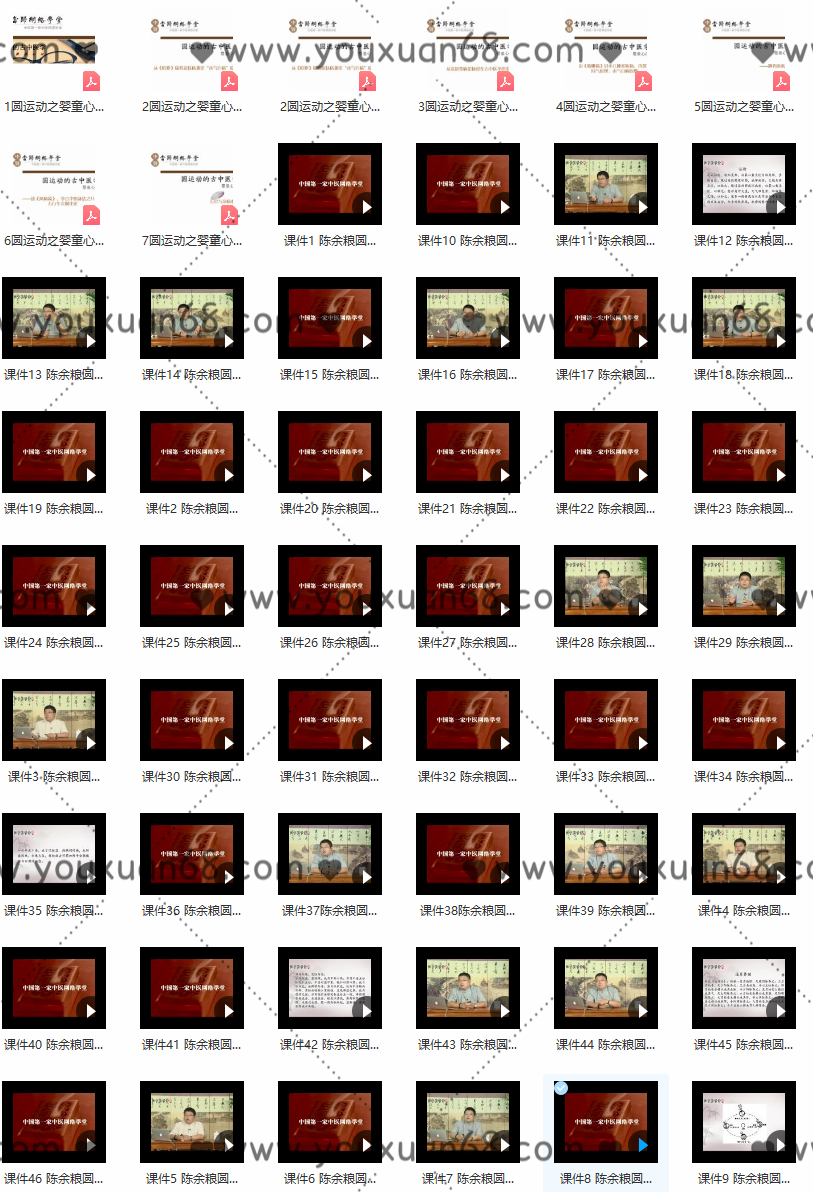 陈余良古中医脉法,课程,第2张