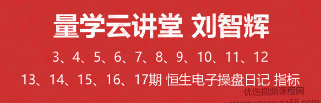 刘智辉 量学云讲堂 天山至尊 五行操盘 第3至第17期【含指标多期合集】,合集,应用,思维,第1张 刘智辉 量学云讲堂 天山至尊 五行操盘 第3至第17期【含指标多期合集】,合集,应用,思维,第1张