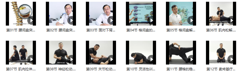毕义明 12节椎间盘突出康复课,课程,腰椎间盘突出症,第2张