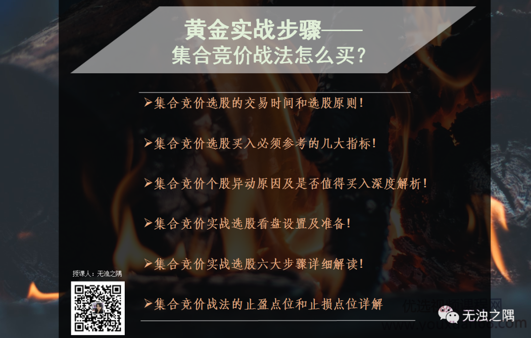 无浊之隅集合竞价战法,课程,教程,第6张