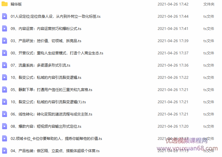 卢战卡超级个体营：解锁个人“优势”，实现个人品牌持续变现,视频,赚钱,价值,第2张