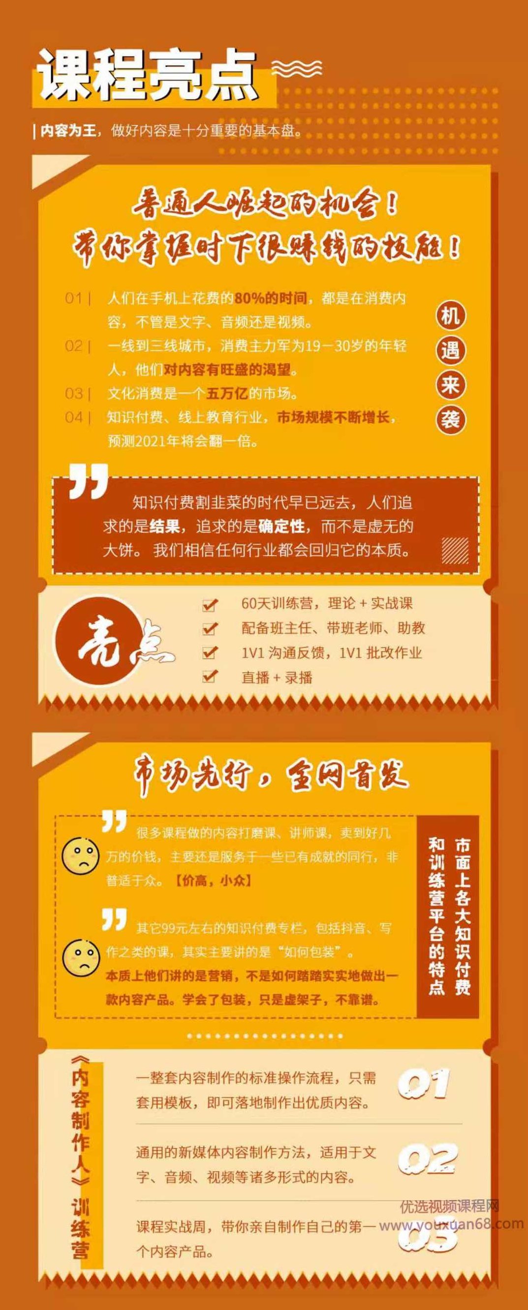 顶尖内容制作人训练营第0期,课程,制作,训练营,第4张