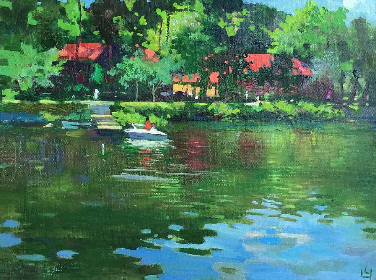 张胜 风景油画写生全5集,介绍,魅力,第1张