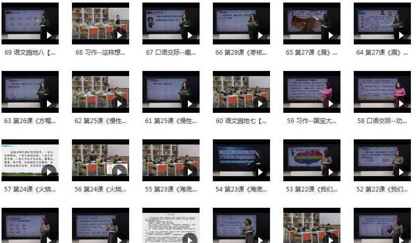 小学三年级语文下册课本知识点同步教学视频(部编版 下学期 69小讲),视频,第2张