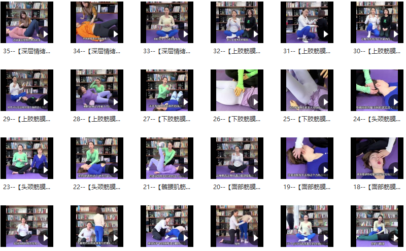 全身筋膜激活（18个部位）,课程,第1张