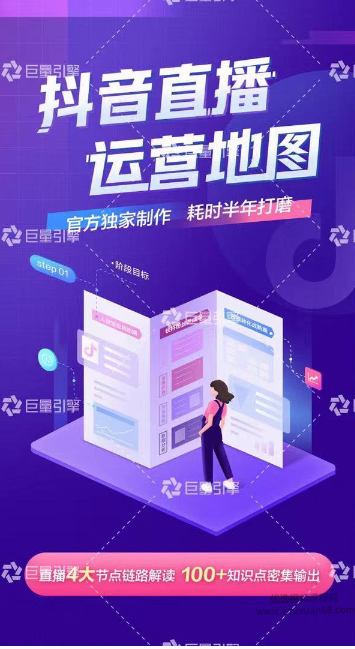 《抖音直播运营地图》直播4大节点，100+知识点,抖音,高清,下载,第1张