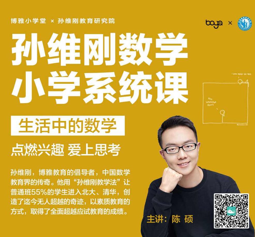 孙维刚小学数学系统课,课程,视频,第1张