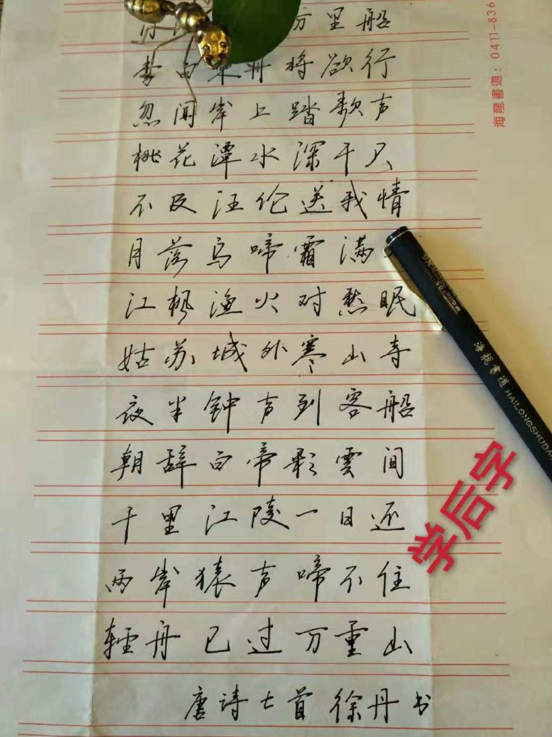 【张呈】钢笔硬笔行书行楷速成临摹教学,教程,第1张