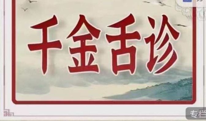 千金舌诊系统班,课程,精讲,第1张 千金舌诊系统班,课程,精讲,第1张