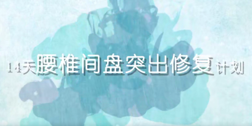 14天腰椎间盘突出修复计划,计划,腰椎间盘突出症,第1张