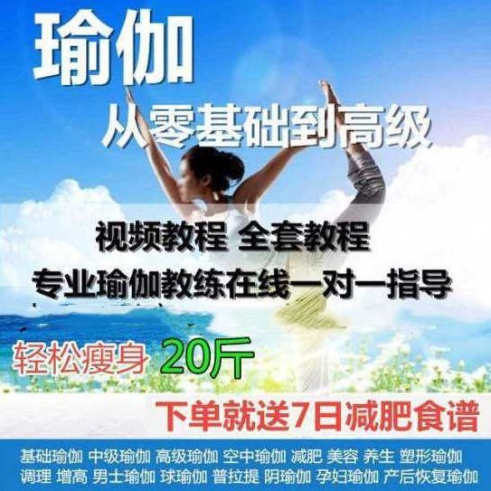 瑜伽从零基础到高级，专业瑜伽教练一对一指导全套教程,课程,视频,教程,第1张
