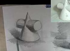 素描几何体超详细画法_静物素描入门教学_立体几何素描教程,课程,视频,教程,第1张