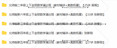 学而思北师版小学数学教材精讲+奥数拓展(2-6年级视频+讲义),课程,视频,第2张 学而思北师版小学数学教材精讲+奥数拓展(2-6年级视频+讲义),课程,视频,第2张