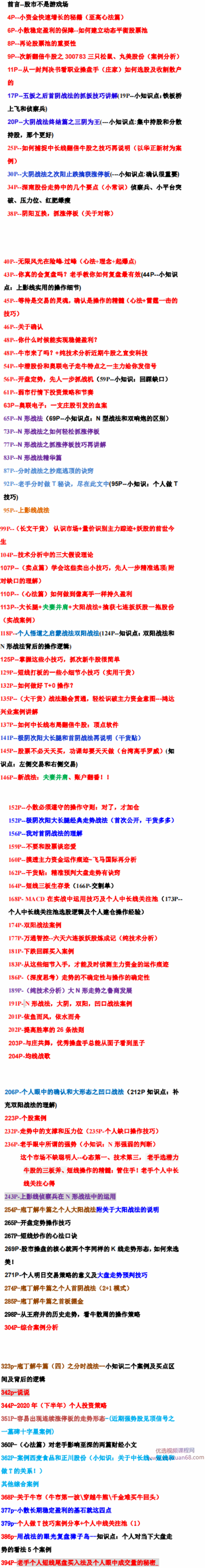 淘股吧交易老手98史上最全战法+心法+案例大全 700页PDF干货文章合集,合集,心法,第1张