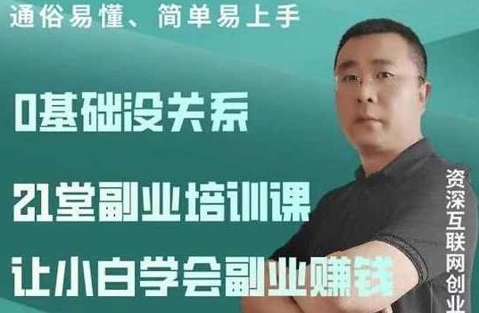 张磊21堂副业培训课：让小白学会副业赚钱，通俗易懂简单易上手,课程,视频,基础,第1张