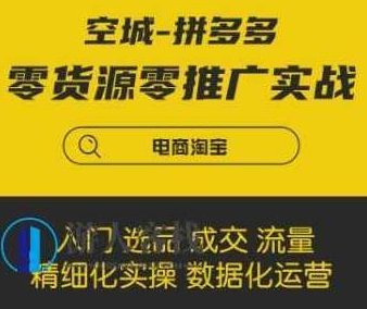 拼多多零货源零推广实战课程-百度云分享_百度云网盘视频教程，拼多多零货源零推广实战课程分享,课程,视频,视频教程,第1张