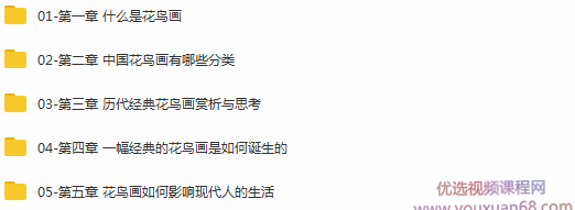 爱与美的世界——花鸟画赏析与实践,课程,第2张