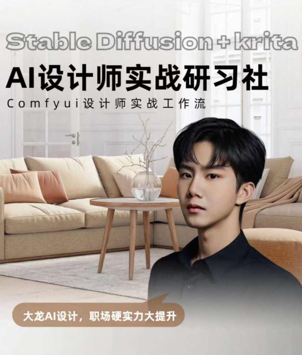 2025年AI高效赋能设计师，大龙AI设计职场硬实力大提升，大龙AI设计职场硬实力大幅提升，2025年AI助力设计师高效赋能,课程,视频,高清,第1张