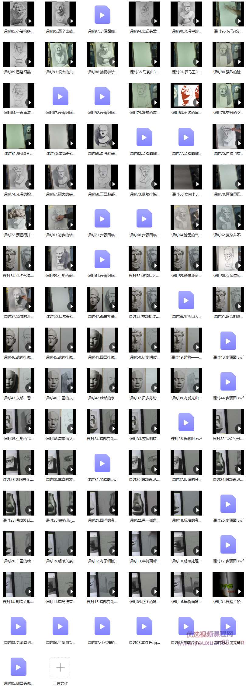 石膏像素描写生逐个画,课程,基础,不一样,第2张