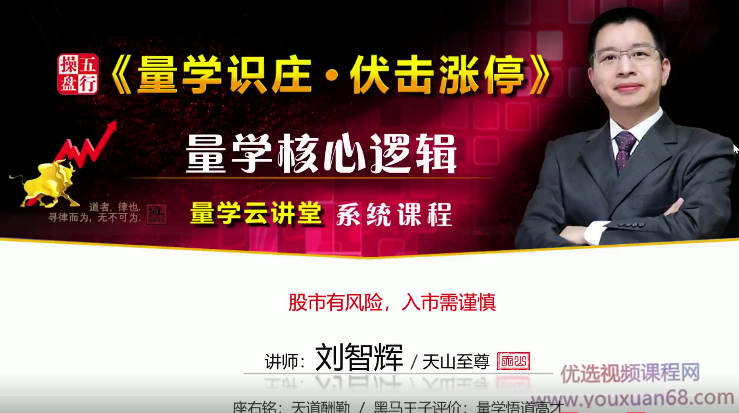 量学云讲堂刘智辉天山至尊 五行操盘24期《量学识庄伏击涨停》,思维,量学,智慧,第1张