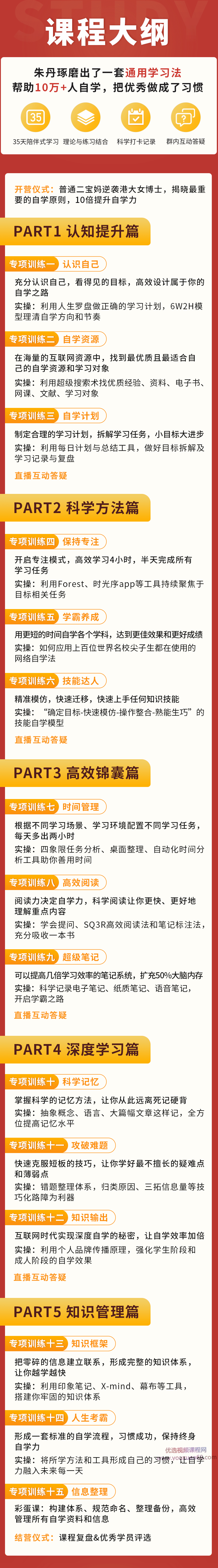 朱丹·35天自学力养成计划速成工具营，通用学习法,课程,基础,设计,第5张