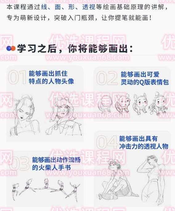 画画的春哥人体绘画入门修炼2021【画质不错有素材】,课程,第2张