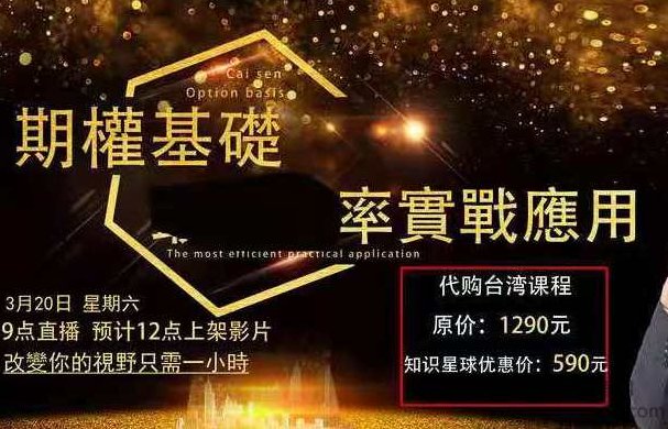 蔡森2021年期权实战基础课程1视频,课程,视频,基础,第1张