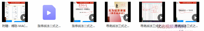 无为学院2021年傅刚《赢在起涨点》-寻底涨停战法视频课程 龙头领牛股实战,课程,视频,视频课程,第2张
