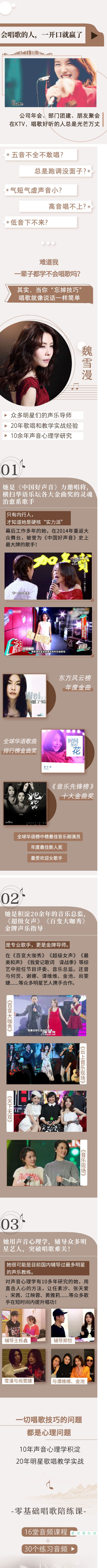 魏雪漫零基础人人都能学会的唱歌课，唱出自信迷人的自己,课程,研究,第2张