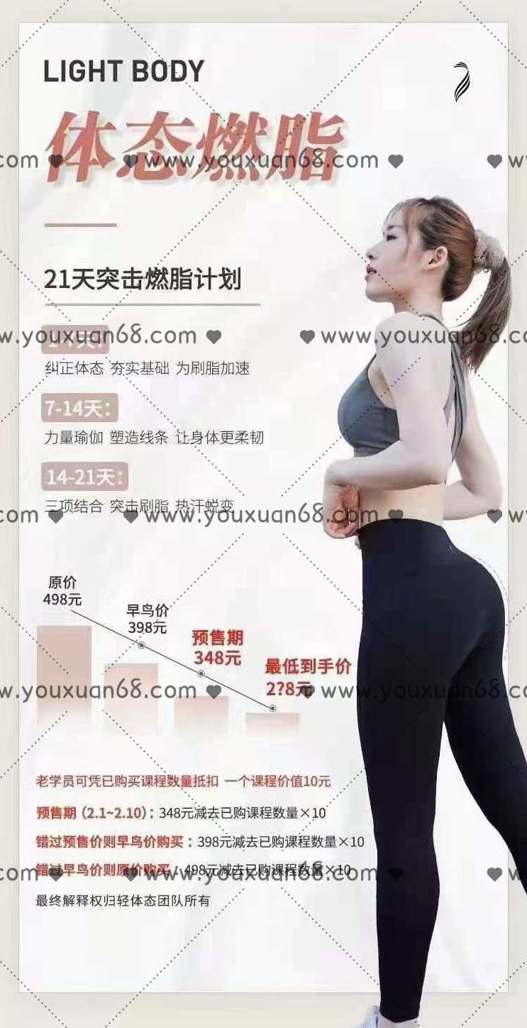 《体态燃脂训练》21天突击燃脂计划,基础,力量,计划,第1张