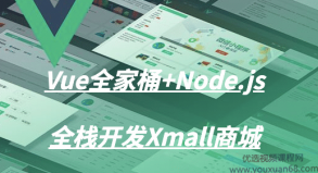 Vue全家桶+Node.js全栈开发Xmall商城视频课程,课程,视频,资料,第1张