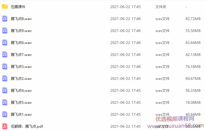 伍朝辉-腾飞点特训班 音频+讲义