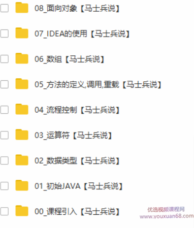 2020年最新马士兵Java零基础入门到精通,课程,基础,零基础,第2张