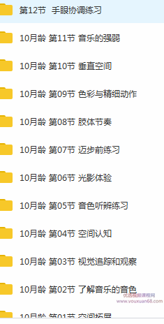 10个月宝宝早教训练课程视频全套（56集）,课程,视频,制作,第2张