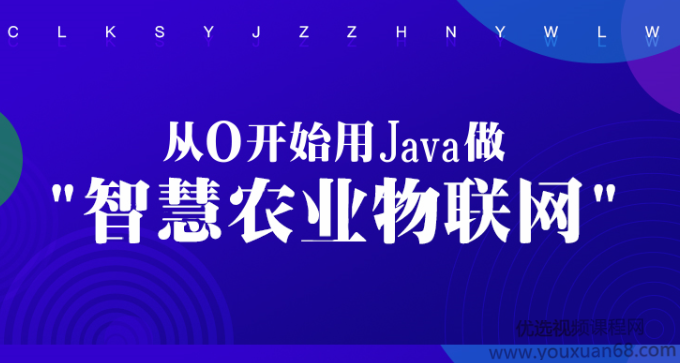 从0开始用Java做智慧农业物联网,课程,视频,教程,第1张