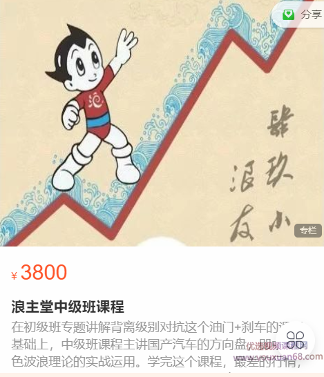 浪主说浪主堂中级班课程,课程,基础,讲解,第1张