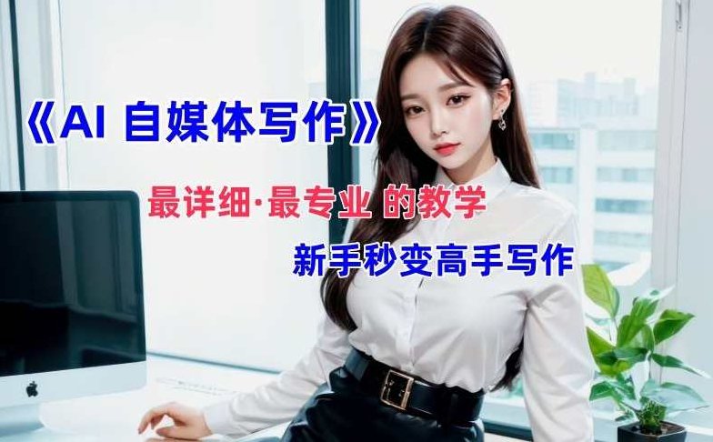 AI自媒体文章创作全网最详细教程,新手秒变写作高手,多方位发展,课程,教程,基础,第1张 AI自媒体文章创作全网最详细教程,新手秒变写作高手,多方位发展,课程,教程,基础,第1张