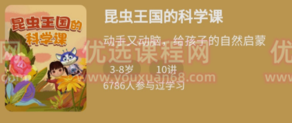 昆虫王国的科学课,课程,探索之旅,第1张