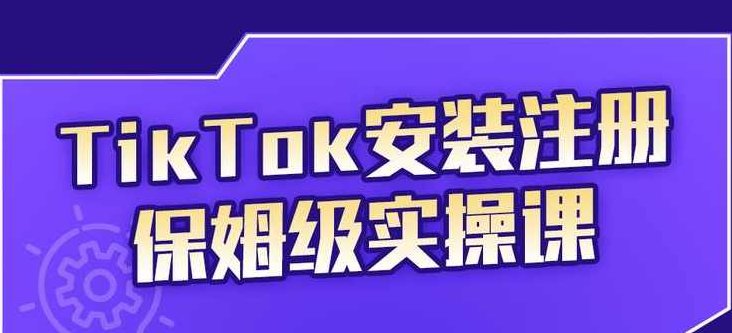 疯人院TikTok安装注册保姆级实操课,，tiktok账号注册0失败，提高你的账号运营段位,课程,视频,教程,第1张