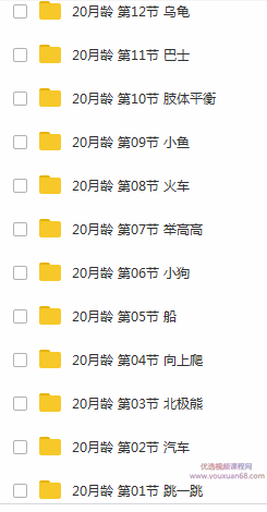 20个月宝宝早教游戏课程视频全套（56集）,课程,视频,专家,第2张