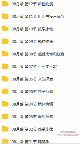 8个月宝宝早教训练课程视频全套（56集）,课程,视频,培训,第2张