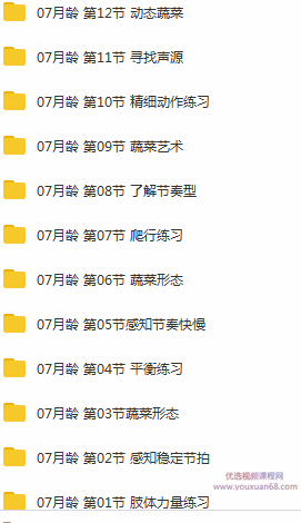 7个月宝宝早教训练课程视频全套（56集）,课程,视频,培训,第2张