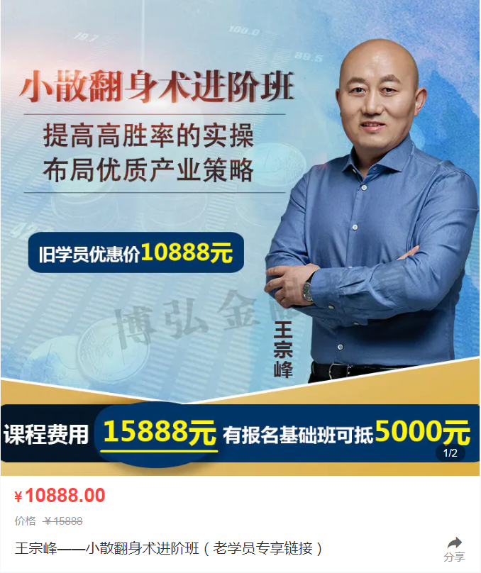 【溪流竹海】王宗峰小散翻身术进阶班 2021年8月,课程,研究,掌握,第1张