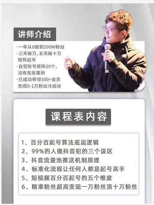 孤狼抖音矩阵2022新课：账号定位变现逻辑IP打造案例拆解,课程,视频,抖音,第1张