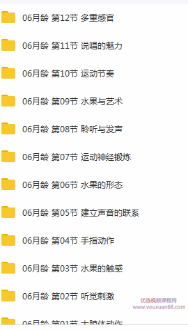 6个月宝宝早教训练课程视频全套（56集）,课程,视频,培训,第2张
