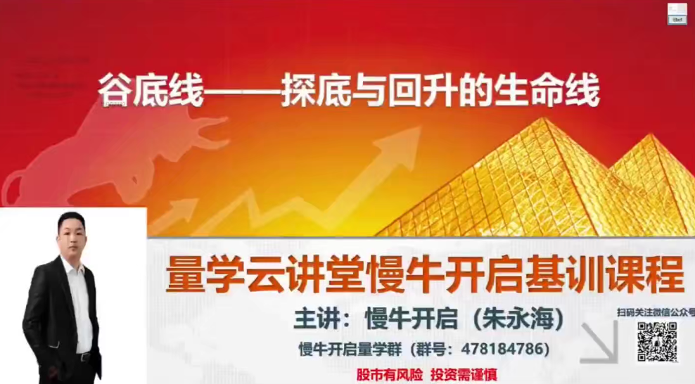 量学云讲堂朱永海慢牛开启-第28期,课程,基础,量学,第1张 量学云讲堂朱永海慢牛开启-第28期,课程,基础,量学,第1张