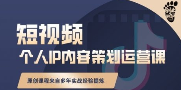 抖音短视频个人ip内容策划实操课，真正做到普通人也能实行落地,课程,视频,第1张