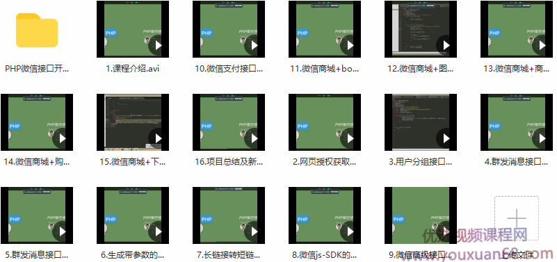 PHP微信接口开发之高级篇,课程,介绍,实战,第2张