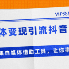 准哥自媒体变现引流抖音引流+爆文采集自媒体借助工具，让你事半功倍（附素材）,抖音,素材,第1张